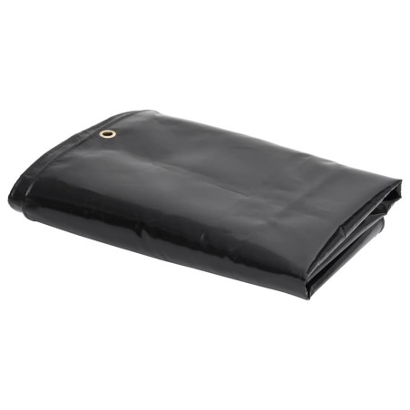 vidaXL Lona 650 g/m² 4x4 m negro