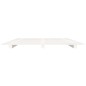 vidaXL Estructura de cama de madera maciza de pino blanco 140x190 cm vidaXL Estructura de cama de madera maciza de pino blanco 140x190 cm