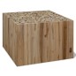 vidaXL Mesa de centro de madera de teca genuina 50x50x35 cm vidaXL Mesa de centro de madera de teca genuina 50x50x35 cm