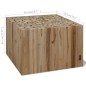 vidaXL Mesa de centro de madera de teca genuina 50x50x35 cm vidaXL Mesa de centro de madera de teca genuina 50x50x35 cm