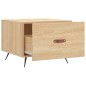 vidaXL Mesas de centro 2 uds madera ingeniería roble Sonoma 50x50x40cm vidaXL Mesas de centro 2 uds madera ingeniería roble Sonoma 50x50x40cm