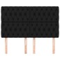 vidaXL Cabeceros 4 unidades tela negro 80x7x78/88 cm vidaXL Cabeceros 4 unidades tela negro 80x7x78/88 cm