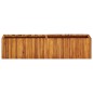 vidaXL Arriate de madera maciza de acacia 200x30x50 cm vidaXL Arriate de madera maciza de acacia 200x30x50 cm