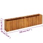 vidaXL Arriate de madera maciza de acacia 200x30x50 cm vidaXL Arriate de madera maciza de acacia 200x30x50 cm