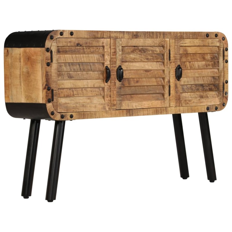 vidaXL Aparador de madera maciza de mango 120x30x76 cm