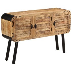 vidaXL Aparador de madera maciza de mango 120x30x76 cm