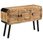 vidaXL Aparador de madera maciza de mango 120x30x76 cm