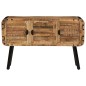 vidaXL Aparador de madera maciza de mango 120x30x76 cm