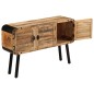 vidaXL Aparador de madera maciza de mango 120x30x76 cm