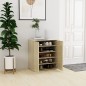 vidaXL Mueble zapatero madera de ingeniería roble Sonoma 60x35x70 cm vidaXL Mueble zapatero madera de ingeniería roble Sonoma 60x35x70 cm
