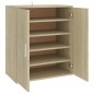 vidaXL Mueble zapatero madera de ingeniería roble Sonoma 60x35x70 cm vidaXL Mueble zapatero madera de ingeniería roble Sonoma 60x35x70 cm