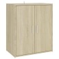 vidaXL Mueble zapatero madera de ingeniería roble Sonoma 60x35x70 cm vidaXL Mueble zapatero madera de ingeniería roble Sonoma 60x35x70 cm