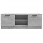 vidaXL Mueble de TV madera contrachapada gris hormigón 102x35x36,5 cm
