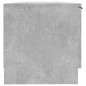 vidaXL Mueble de TV madera contrachapada gris hormigón 102x35x36,5 cm