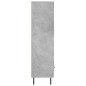 vidaXL Aparador alto madera de ingeniería gris hormigón 69,5x31x115 cm vidaXL Aparador alto madera de ingeniería gris hormigón 69,5x31x115 cm