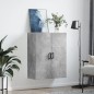 vidaXL Armario de pared gris hormigón 69,5x34x90 cm vidaXL Armario de pared gris hormigón 69,5x34x90 cm