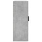 vidaXL Armario de pared gris hormigón 69,5x34x90 cm vidaXL Armario de pared gris hormigón 69,5x34x90 cm