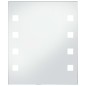 vidaXL Espejo de pared de baño con LED 50x60 cm vidaXL Espejo de pared de baño con LED 50x60 cm