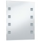 vidaXL Espejo de pared de baño con LED 50x60 cm vidaXL Espejo de pared de baño con LED 50x60 cm