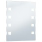 vidaXL Espejo de pared de baño con LED 50x60 cm vidaXL Espejo de pared de baño con LED 50x60 cm