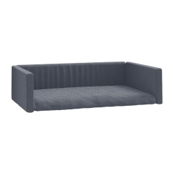 vidaXL Cama de maletero de coche para perros aspecto de lino 70x45 cm