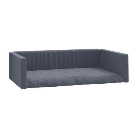 vidaXL Cama de maletero de coche para perros aspecto de lino 70x45 cm