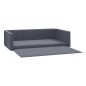 vidaXL Cama de maletero de coche para perros aspecto de lino 70x45 cm vidaXL Cama de maletero de coche para perros aspecto de lino 70x45 cm