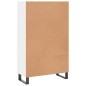 vidaXL Aparador alto madera de ingeniería blanco brillo 69,5x31x115 cm vidaXL Aparador alto madera de ingeniería blanco brillo 69,5x31x115 cm