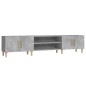 vidaXL Mueble de TV madera contrachapada gris hormigón 180x31,5x40 cm vidaXL Mueble de TV madera contrachapada gris hormigón 180x31,5x40 cm