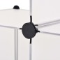 vidaXL Estantería de cubos con 6 compartimentos blanco vidaXL Estantería de cubos con 6 compartimentos blanco