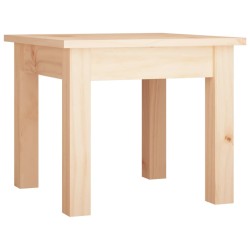 vidaXL Mesa de centro de madera maciza de pino 35x35x30 cm