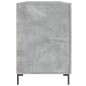 vidaXL Escritorio madera de ingeniería gris hormigón 140x50x75 cm vidaXL Escritorio madera de ingeniería gris hormigón 140x50x75 cm