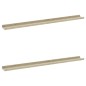 vidaXL Estantes de pared 2 unidades blanco y roble Sonoma 100x9x3 cm vidaXL Estantes de pared 2 unidades blanco y roble Sonoma 100x9x3 cm