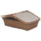 vidaXL Cesta para leña con asas sauce marrón 61,5x46,5x58 cm vidaXL Cesta para leña con asas sauce marrón 61,5x46,5x58 cm