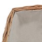 vidaXL Cesta para leña con asas sauce marrón 61,5x46,5x58 cm vidaXL Cesta para leña con asas sauce marrón 61,5x46,5x58 cm