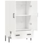 vidaXL Aparador alto madera de ingeniería blanco brillo 69,5x31x115 cm vidaXL Aparador alto madera de ingeniería blanco brillo 69,5x31x115 cm