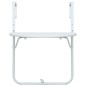 vidaXL Mesa balcón colgante plástico aspecto ratán blanco 60x64x83,5cm vidaXL Mesa balcón colgante plástico aspecto ratán blanco 60x64x83,5cm