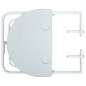vidaXL Mesa balcón colgante plástico aspecto ratán blanco 60x64x83,5cm vidaXL Mesa balcón colgante plástico aspecto ratán blanco 60x64x83,5cm