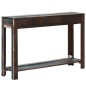 vidaXL Mesa consola de madera maciza vintage 118x30x80 cm