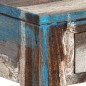 vidaXL Mesa consola de madera maciza vintage 118x30x80 cm