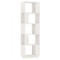 vidaXL Estantería/divisor de espacios madera pino blanco 51x25x163,5cm vidaXL Estantería/divisor de espacios madera pino blanco 51x25x163,5cm
