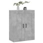 vidaXL Armario de pared madera ingeniería gris hormigón 69,5x34x90 cm vidaXL Armario de pared madera ingeniería gris hormigón 69,5x34x90 cm