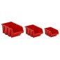 vidaXL Set estantes taller 26 pzas polipropileno rojo y negro 77x39 cm vidaXL Set estantes taller 26 pzas polipropileno rojo y negro 77x39 cm
