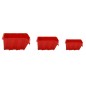 vidaXL Set estantes taller 26 pzas polipropileno rojo y negro 77x39 cm vidaXL Set estantes taller 26 pzas polipropileno rojo y negro 77x39 cm