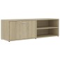 vidaXL Mueble de TV madera contrachapada color roble 120x34x37 cm vidaXL Mueble de TV madera contrachapada color roble 120x34x37 cm