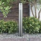 vidaXL Lámpara de poste de jardín acero inoxidable vidaXL Lámpara de poste de jardín acero inoxidable