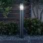 vidaXL Lámpara de poste de jardín acero inoxidable vidaXL Lámpara de poste de jardín acero inoxidable