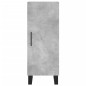 vidaXL Aparador de madera contrachapada gris hormigón 34,5x34x90 cm vidaXL Aparador de madera contrachapada gris hormigón 34,5x34x90 cm