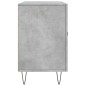 vidaXL Aparador de madera de ingeniería gris hormigón 100x36x60 cm