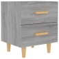 vidaXL Mesita de noche gris sonoma 40x35x47,5 cm vidaXL Mesita de noche gris sonoma 40x35x47,5 cm